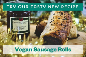 Delicious vegan sausage rolls