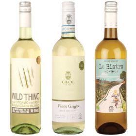 Mixed White Wines - Organic 6x75cl