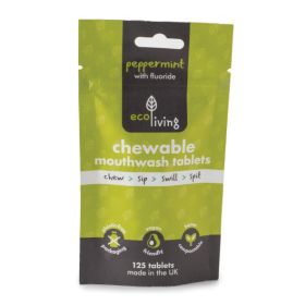 Chewable Mouthwash Tablets with Fluoride 10x125 tabs