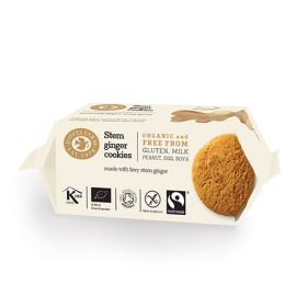 Stem Ginger Cookies - Organic 12x150g
