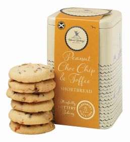 Clearance - Peanut, Chocolate Chip & Toffee Shortbread Tin -