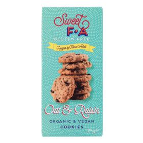 Gluten Free Oat & Raisin Cookies - Organic 12x125g