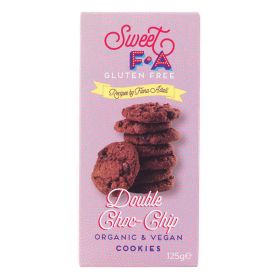 Gluten Free Double Chocolate Chip Cookies - Organic 12x125g