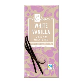 White Vanilla - White Rice Choc - Organic 10x80g