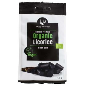 Soft Black Licorice - Organic 6x140g