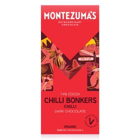 Chilli Bonkers Dark Chocolate with Chilli - Organic 12x90g
