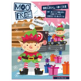 Clearance - Moo Free Milk Choc Advent Calendar 10x70g