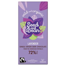 Lavender Dark Chocolate - Organic 10x75g