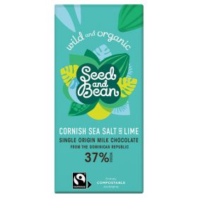 Lime & Sea Salt Milk Chocolate - Organic 10x75g