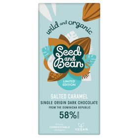 Dark 58% Sea Salt and Caramel - Organic 10x75g