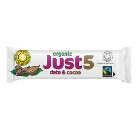 Just 5 Date & Cocoa - Organic 18x40g