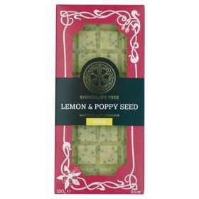 Lemon & Poppyseed White Chocolate - Organic 10x100g