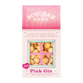 Clearance - Pink Gin and Tonic Caramel Gourmet Popcorn 10x80