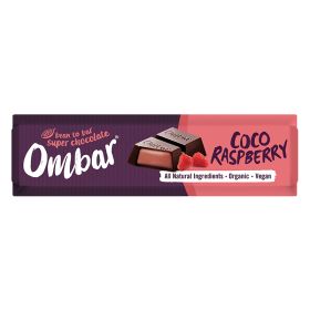 Coco Raspberry Filled Chocolate Bar - Organic 15x42g