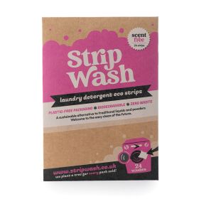 Strip Wash Laundry Strips - Fragrance Free 13x24 strips