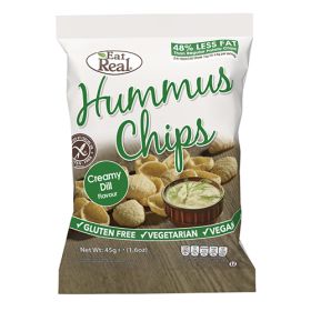 Hummus Chips Creamy Dill 12x45g