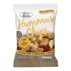 Hummus Chips Chilli & Lemon 12x45g