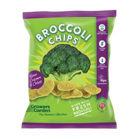 Fresh Broccoli Chips with Sour Cream & Chives 24x24g