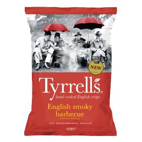 English Smoky Barbecue Potato Chips 8x150g