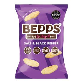 Salt & Black Pepper Popped Chickpea Chips 8x70g