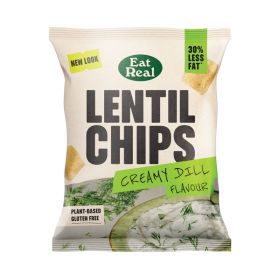Lentil Chips Creamy Dill 18x40g