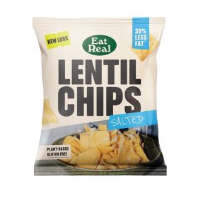 Lentil Chips Salted 24x18g