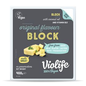Original Flavour Vegan Cheese Block 7x400g