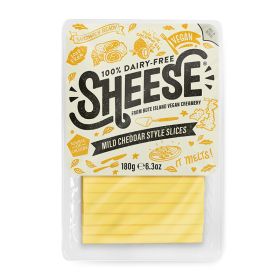 White Mild Cheddar Style Sliced Sheese 6x200g