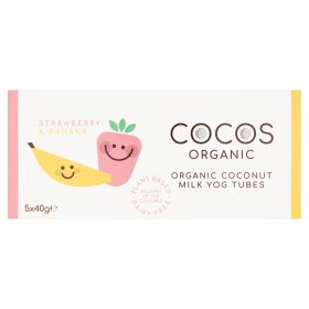 Kids Strawberry&Banana Coconut Yoghurt Tubes 5x(5x40g)