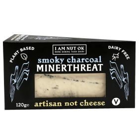 MinerThreat - Smoky Charcoal Vegan Cheese 1x120g