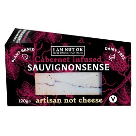 Sauvignonsense - Cabernet Infused Vegan Cheese 1x120g