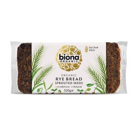 Vitality Rye Bread with Sprouted Seeds - Organic 6x500g