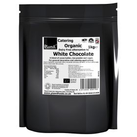 Vegan White Chocolate Drops  - Organic 1x1kg