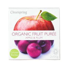 Apple & Plum Puree - Organic 12x(2x100g)