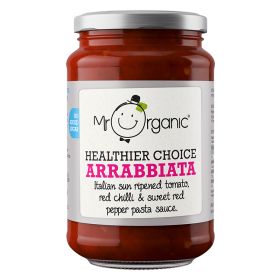 Healthier Choice - Arrabiata Chilli Sauce - Organic 6x360g