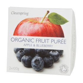 Apple & Blueberry Puree - Organic 12x2x100g