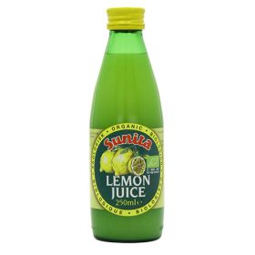 Lemon Juice - Glass - Organic 12x250ml