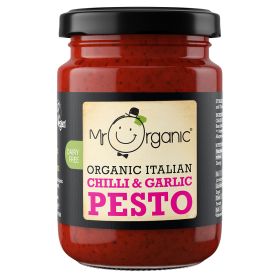 Chilli & Garlic Pesto - Organic 6x130g