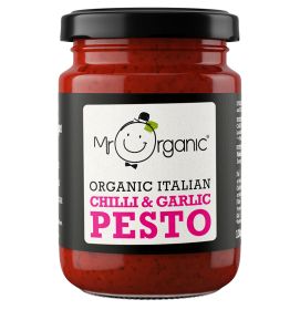 Chilli & Garlic Pesto - Organic 6x130g