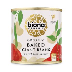 Baked Giant Beans in Tomato sauce - Organic 6x230g