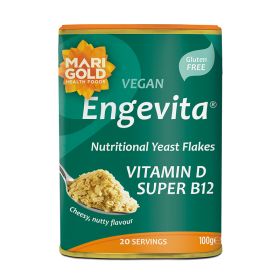 Engevita Yeast Flakes + Vitamin D & B12 6x100g
