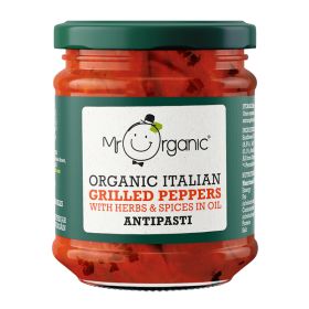 Grilled Red Peppers Antipasti - Organic 5x190g