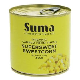 Sweetcorn - Organic 12x340g