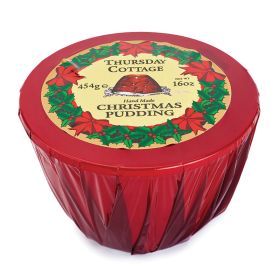Palm Oil Free Christmas Pudding Cello Wrapped 6x454g