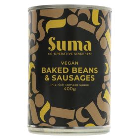 Baked Beans & Vegan Sausage 12x400g