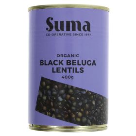 Black Beluga Lentils - Organic 12x400g