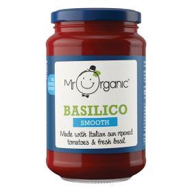 Smooth Basilico Pasta Sauce - Organic 6x350g