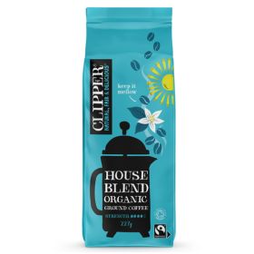 House Blend Ground Coffee - Organic 8x227g