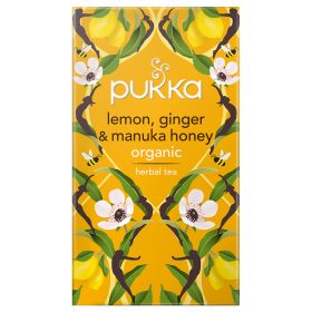 Lemon, Ginger & Manuka Tea - Organic 4x20