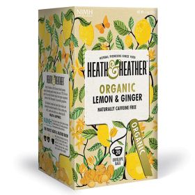 Lemon & Ginger  Tea Bags - Organic 6x20